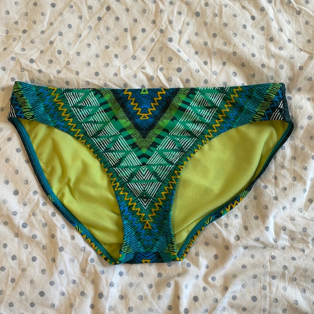 Fun print prana bikini bottom!